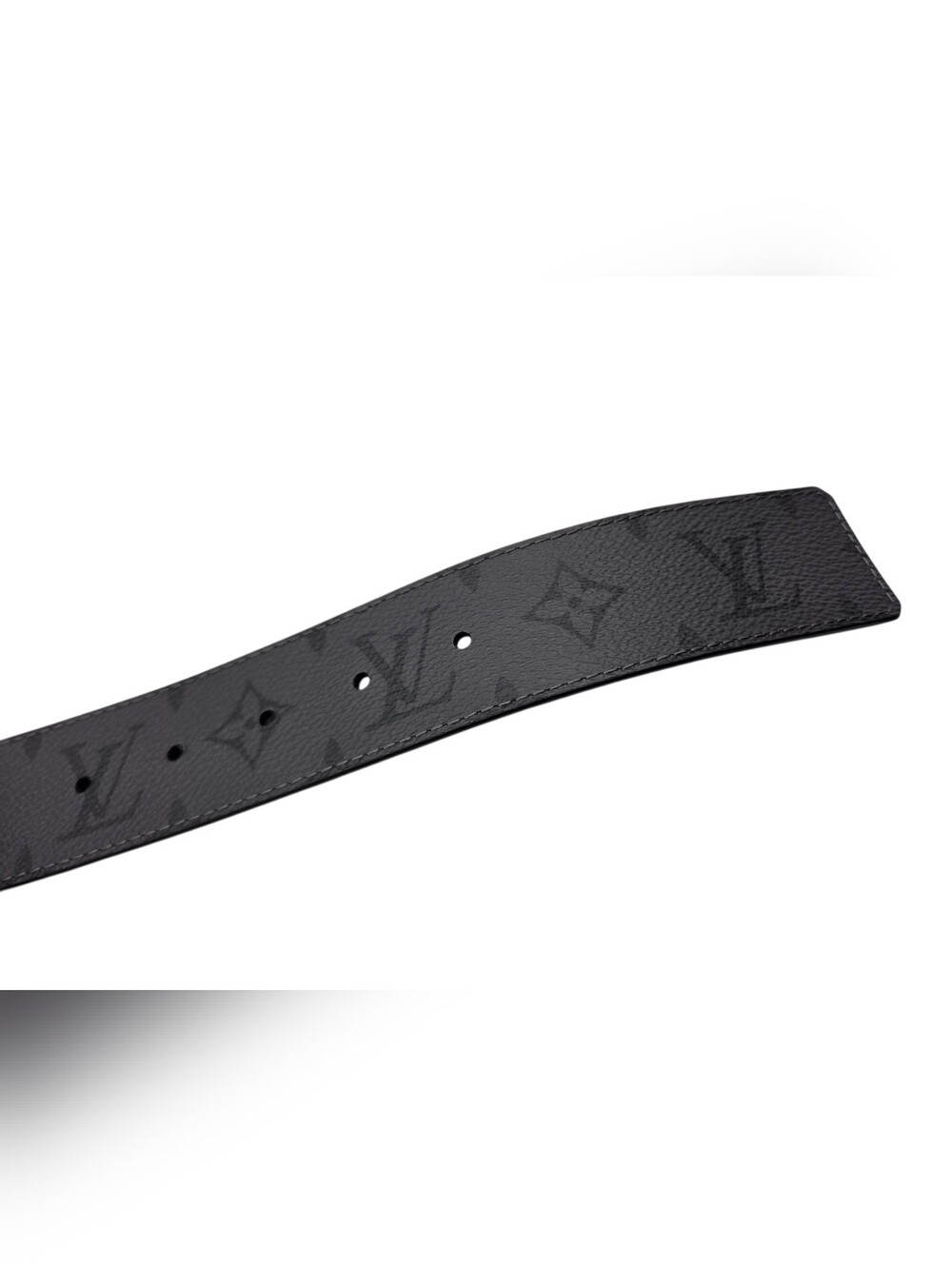 Louis Vuitton Black Leather LV Reversible Belt - Picture 5 of 6